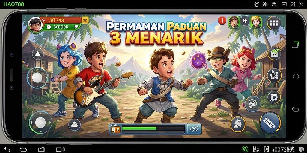 Tampilan gameplay HAO788 yang mengasyikkan dan berwarna-warni.