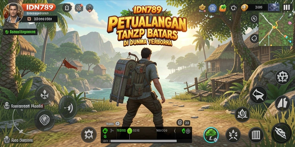 Tampilan gameplay menakjubkan di dunia terbuka IDN789.