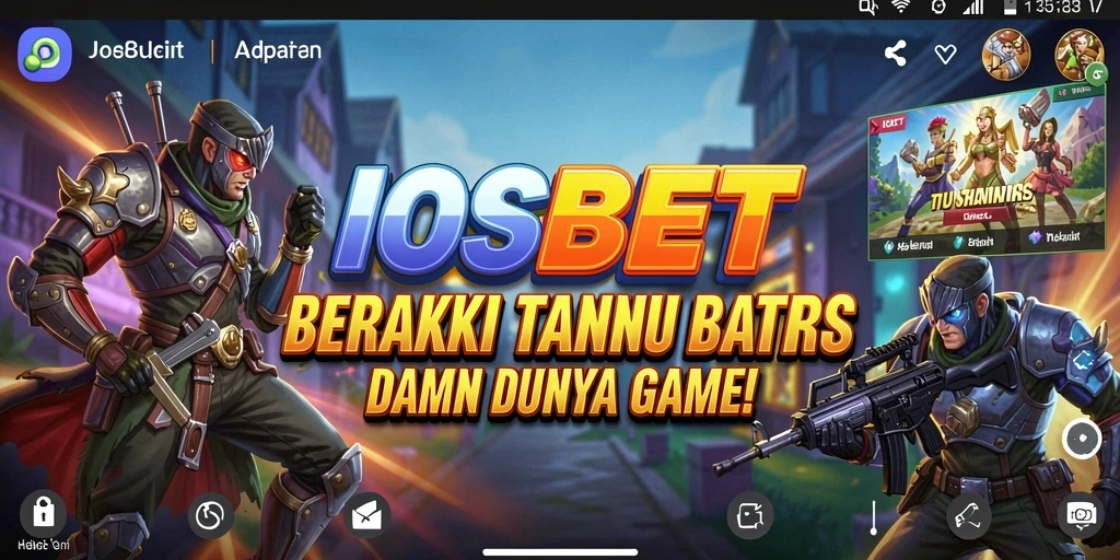Tangkapan layar gameplay yang menunjukkan aksi luar biasa dari IOSBET.