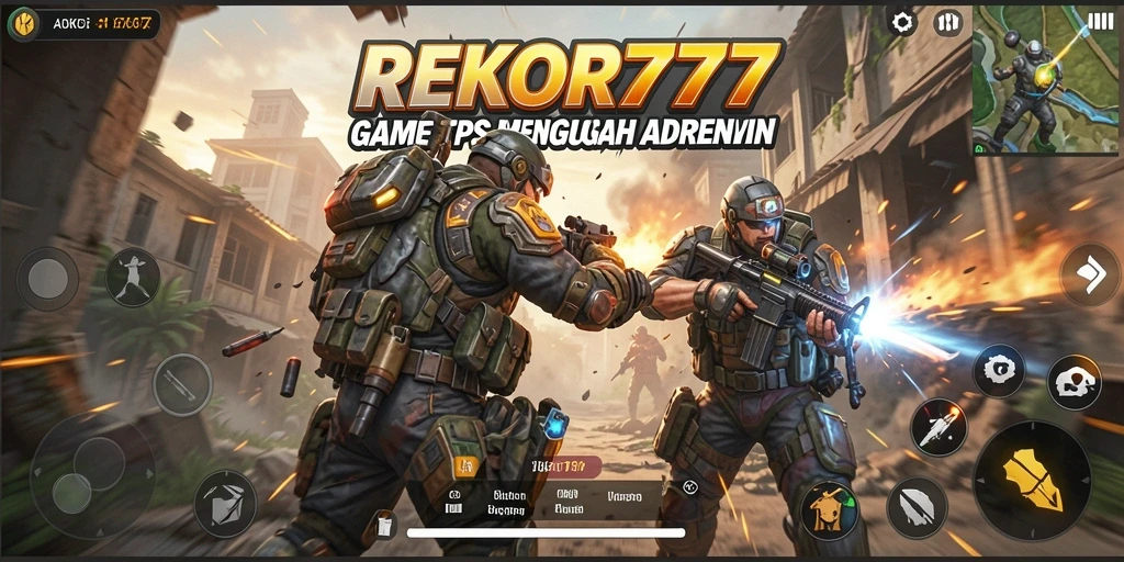 Tangkapan layar menunjukkan aksi mendebarkan dalam gameplay TPS REKOR777.