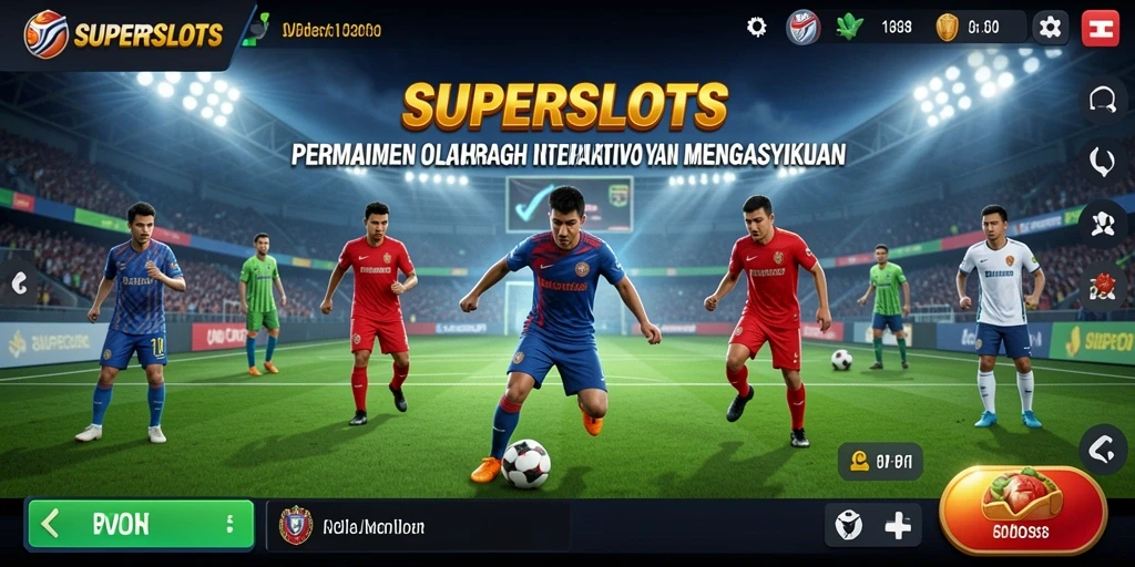 Tampilan gameplay SUPERSLOTS yang menarik dan dinamis.