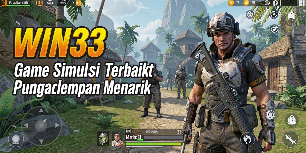 Tampilan gameplay dan karakter dalam WIN33 yang menawan.